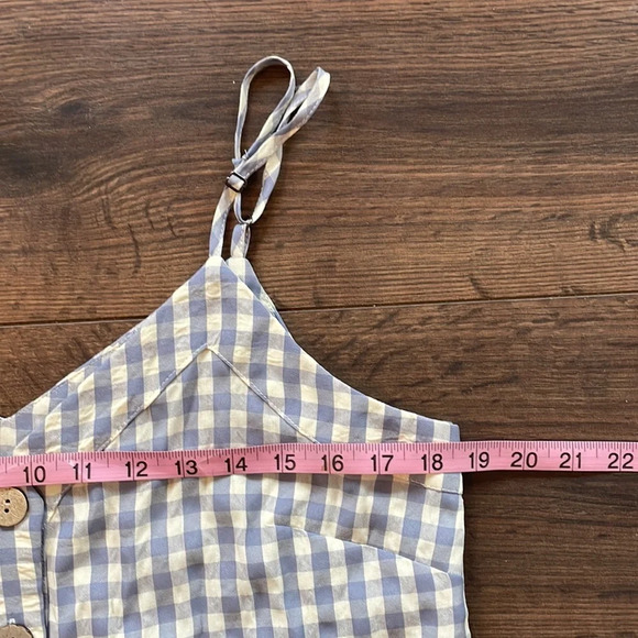 Indigo Rising | Gingham Crop Tank - Picture 3 of 6